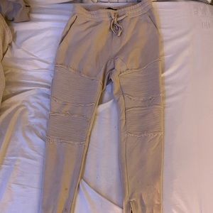 Tan Pacsun sweatpants